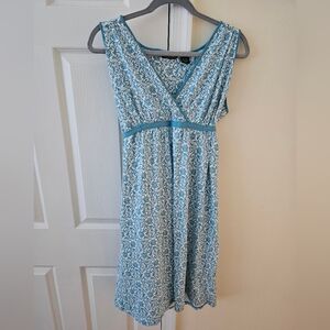NWOT, Eddie Bauer Sleeveless Tieback Dress, Petite Large